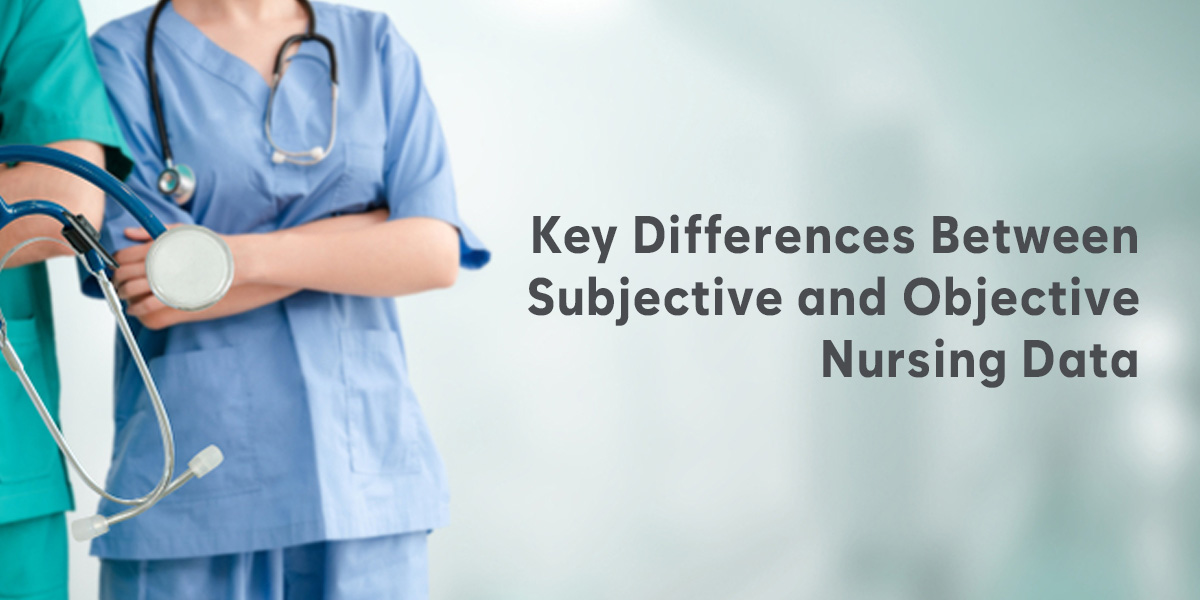 Key differences between subjective and objective data