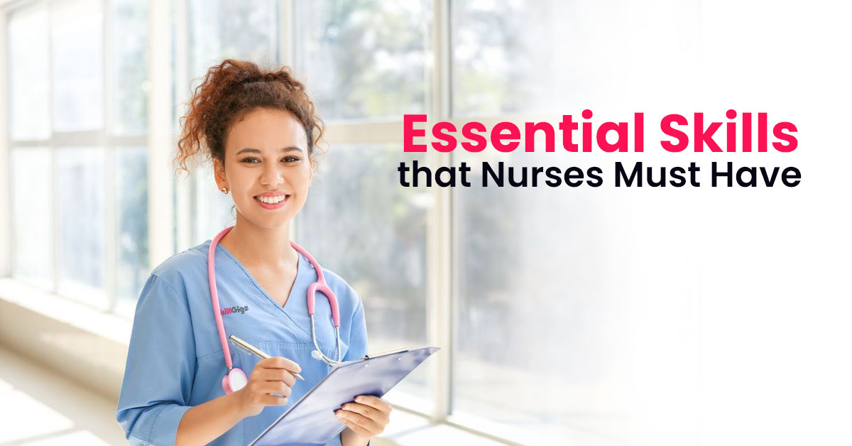 Title image for the essential skills that nurses must have