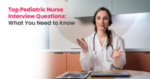 Title image for the blog on pediatric nurse interview questions