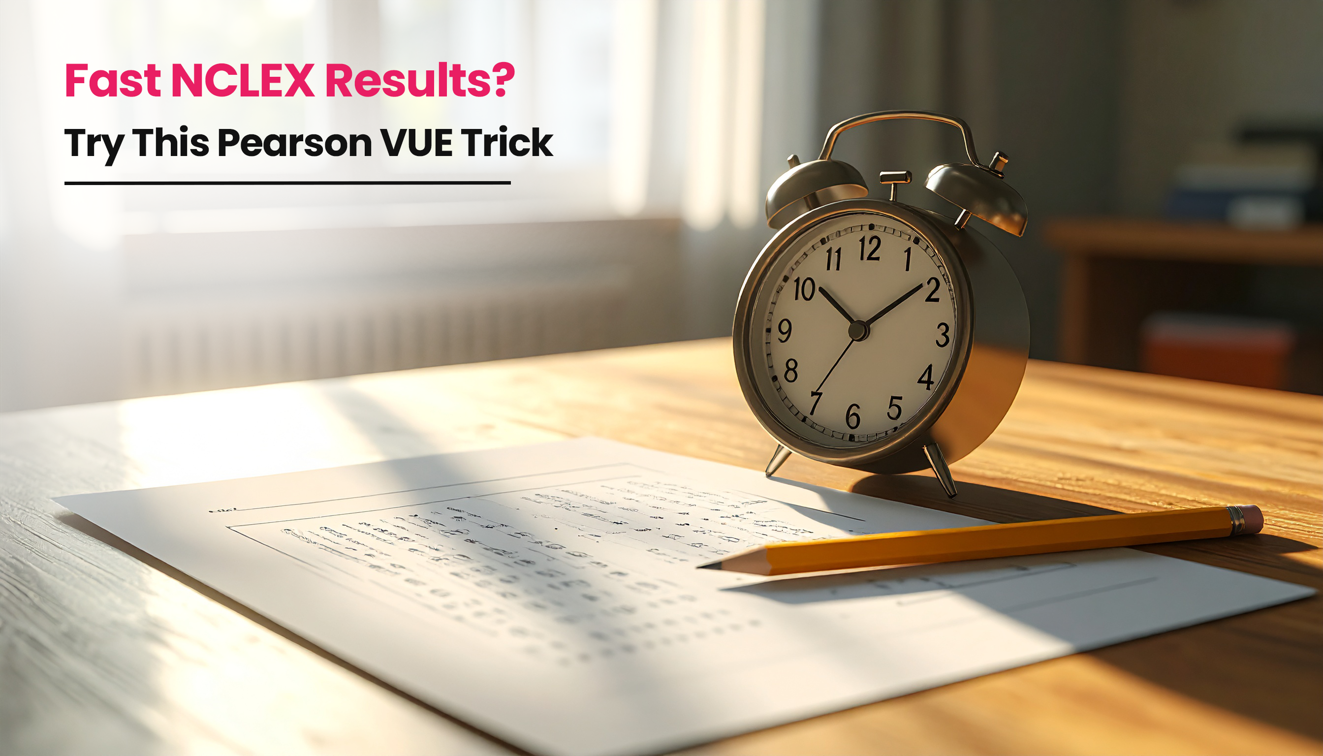 title image for the blog on Pearson VUE Trick