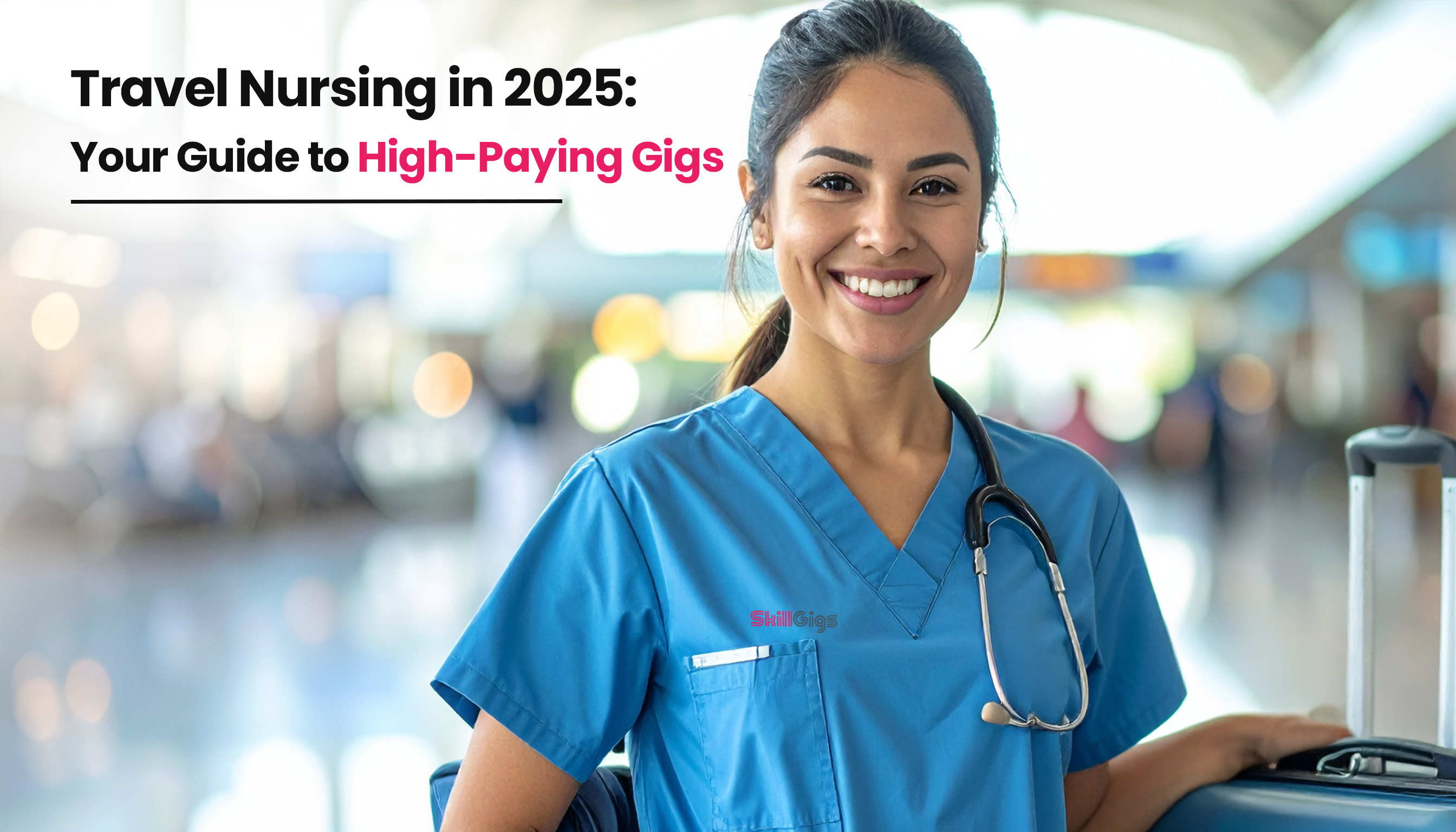 title image for the blog on Travel Nurse Salary 2025: How Much Do Travel Nurses Make?