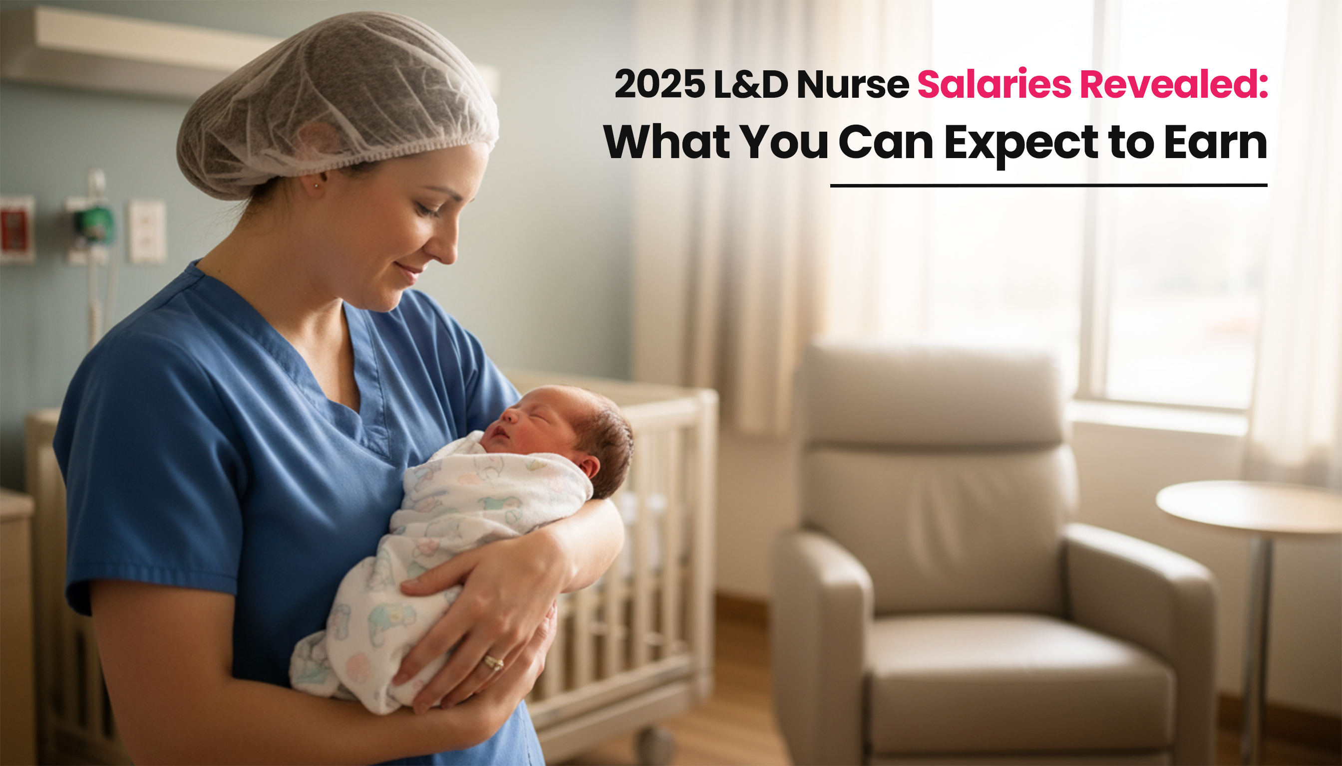 Title image for the blog on L&D Nurse Salary