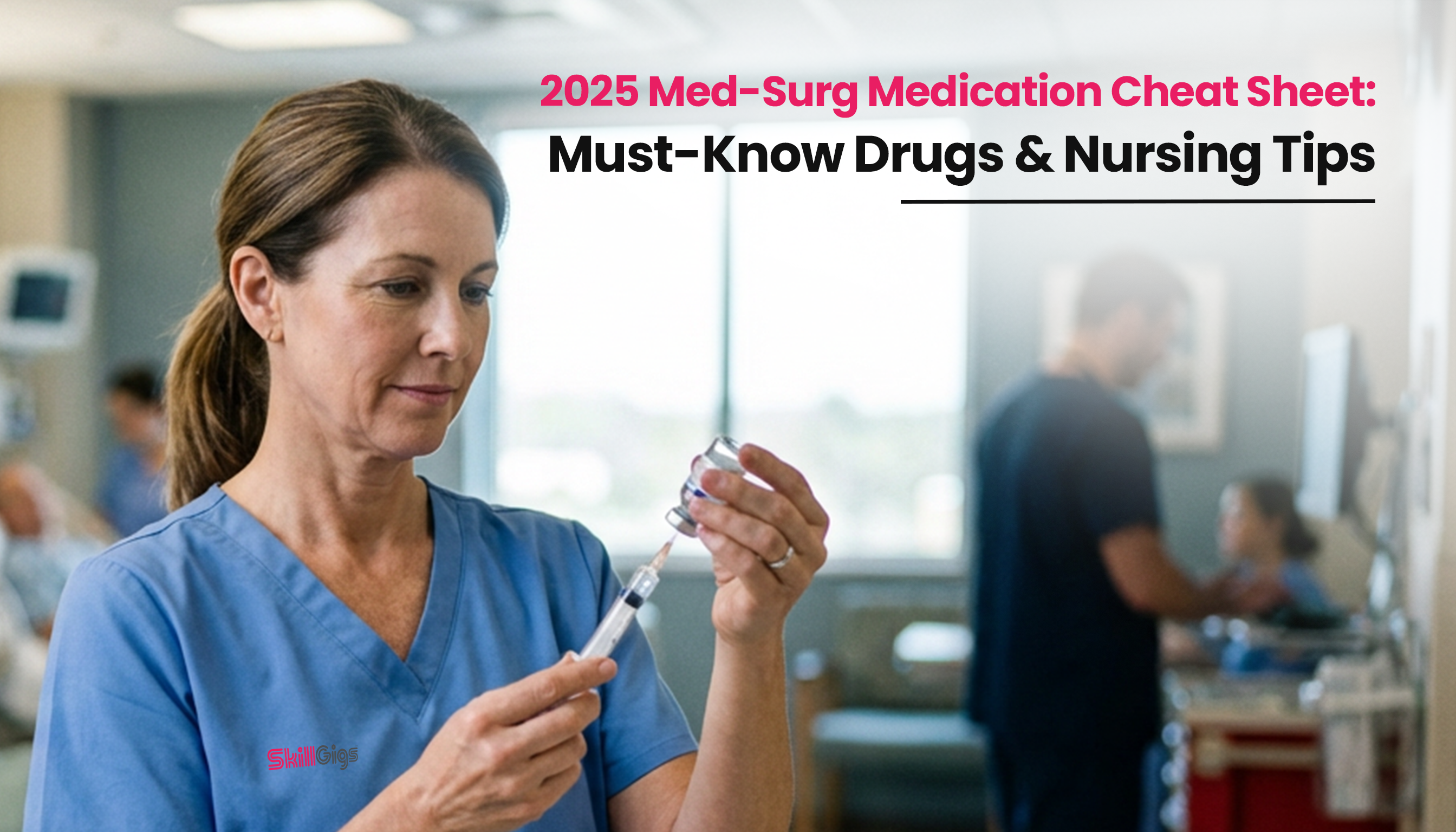 title image for the blog on Common Med-Surg Medications