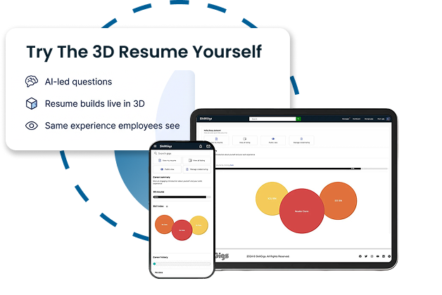 Try 3D Resume Your Self