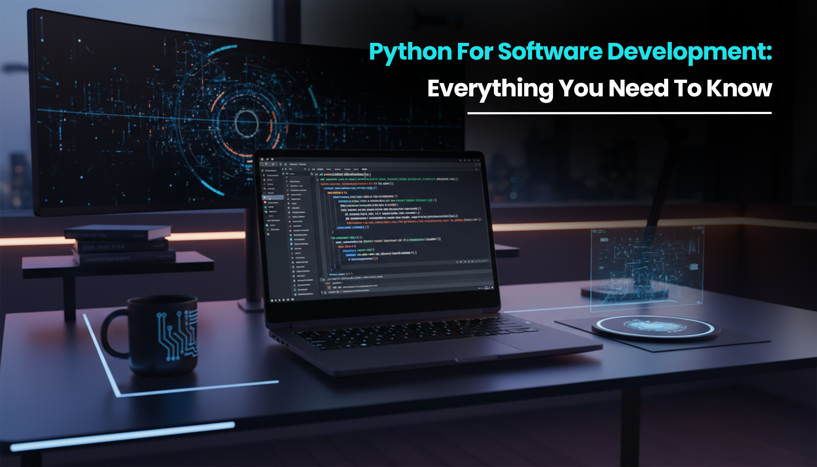 title image for the blog on Python for Software Development