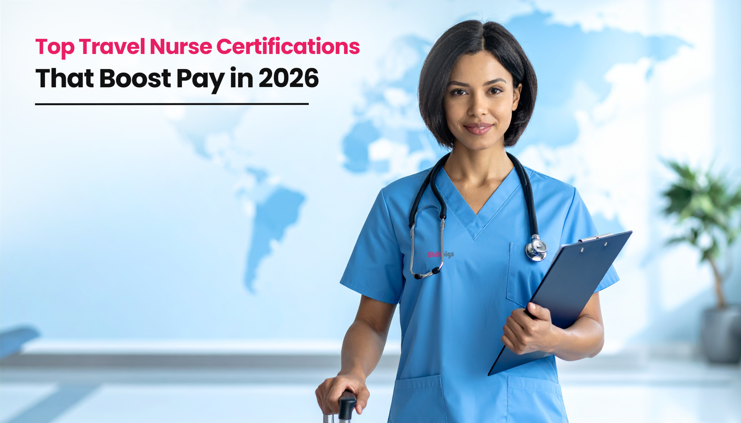 Title image for the blog on Certifications for Travel Nurses