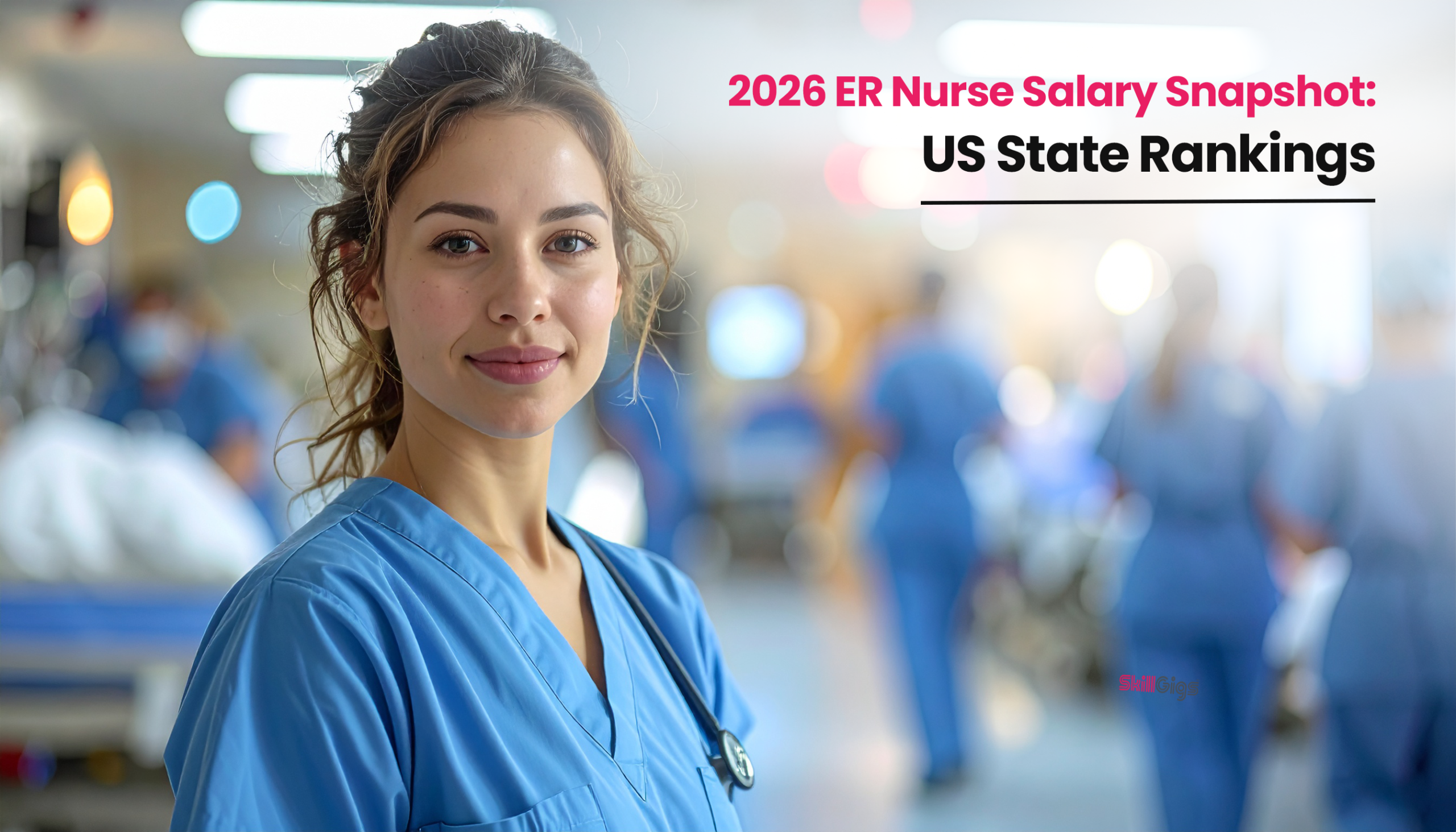 Title image for the blog on ER Nurse Salary