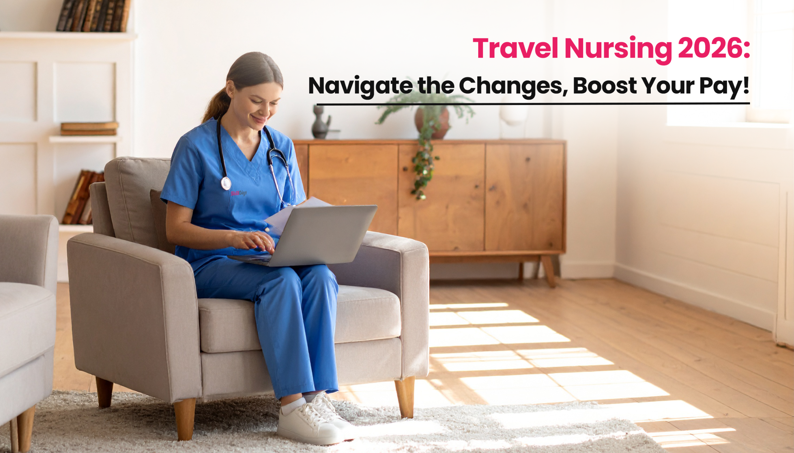 Title image for the blogs on Travel Nursing in 2026