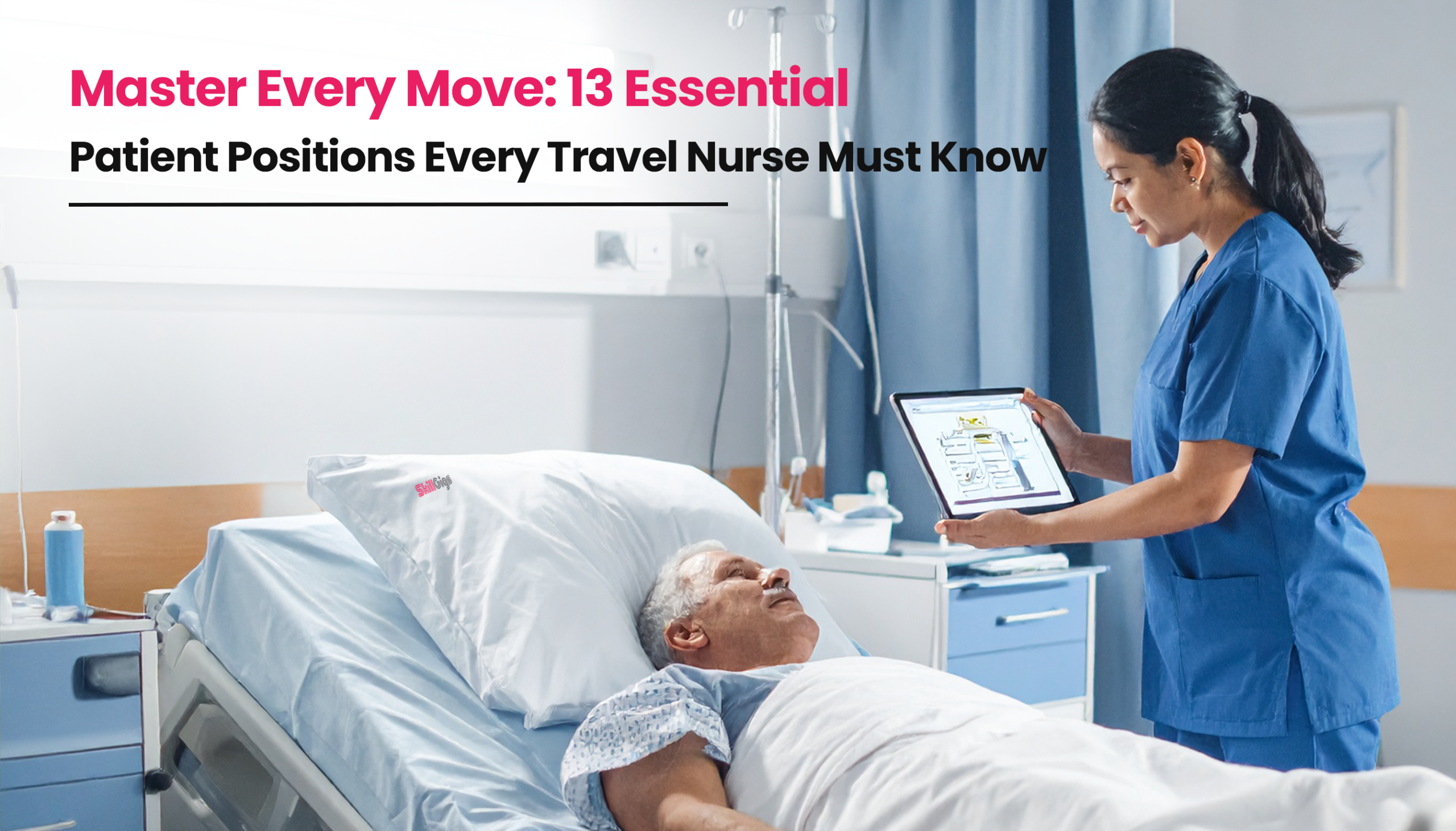 Title image for the blog on Types of Patient Positioning