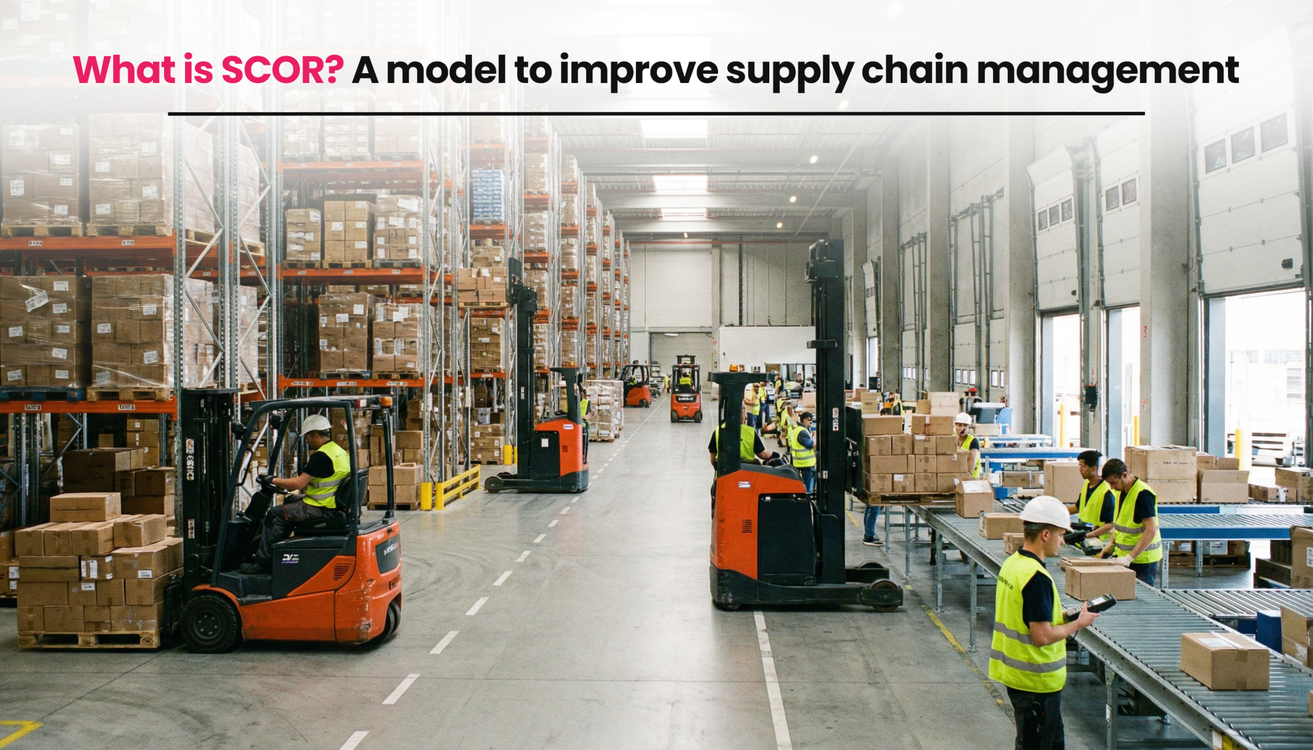 Title image for the blog on SCOR Model