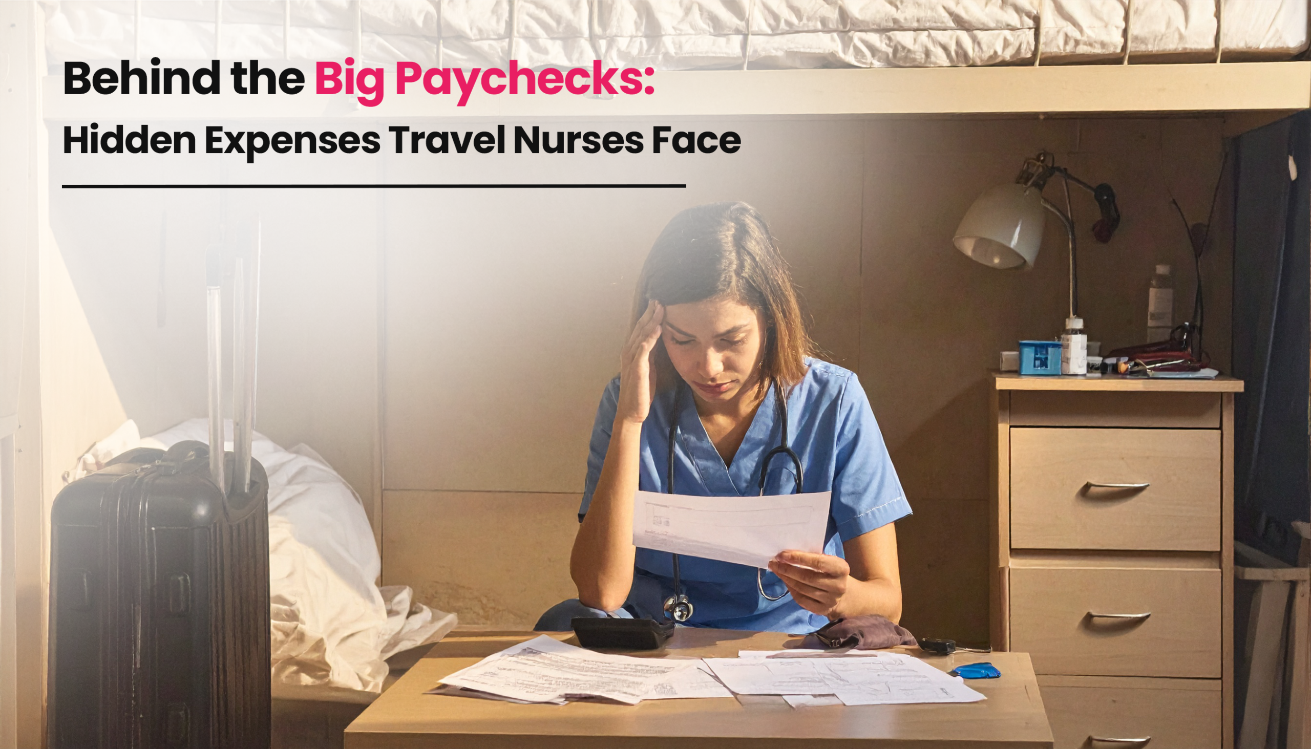 Title image for the blog on Costs of Travel Nursing