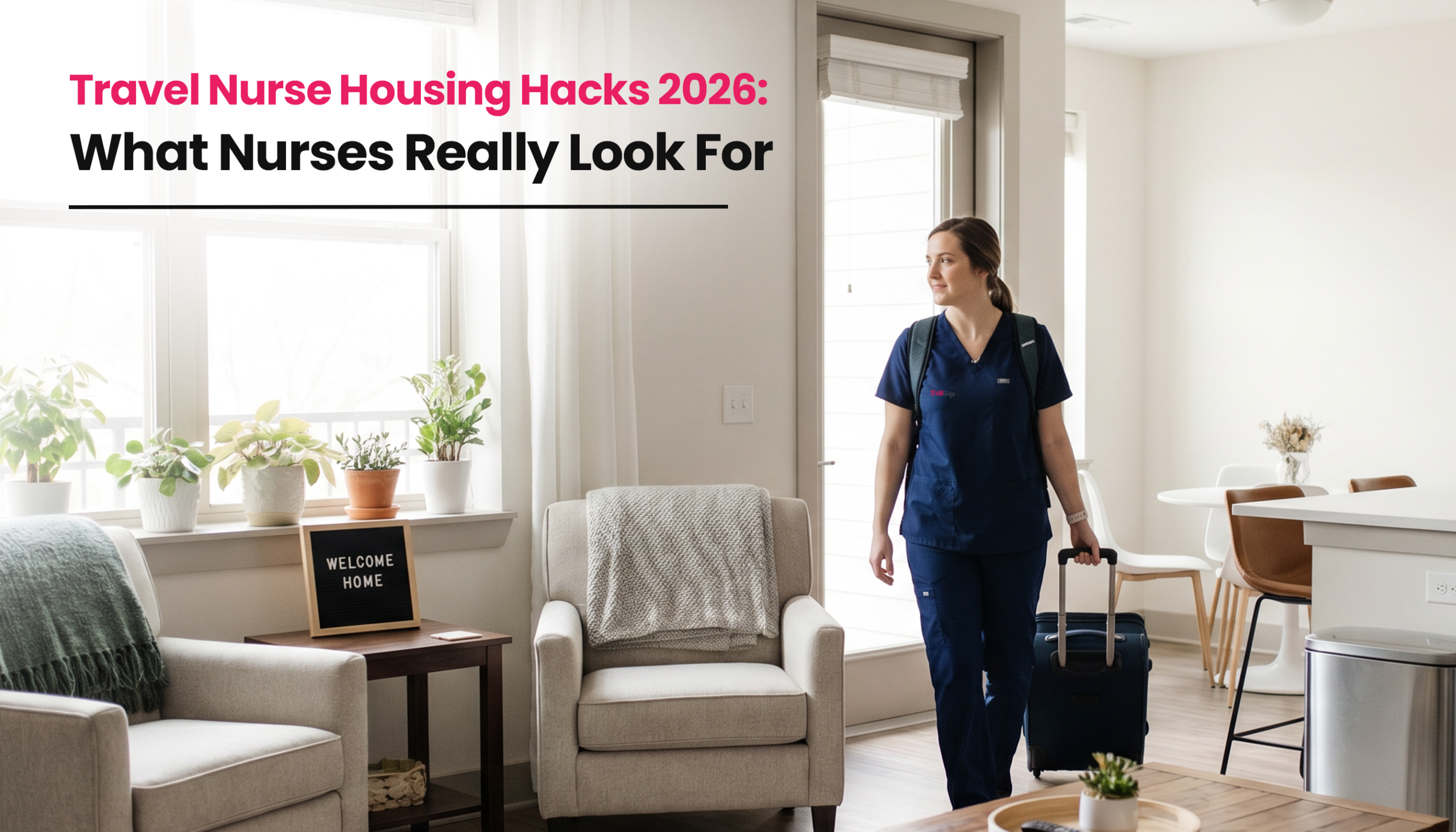 Title image for the blog on Travel Nurse Housing