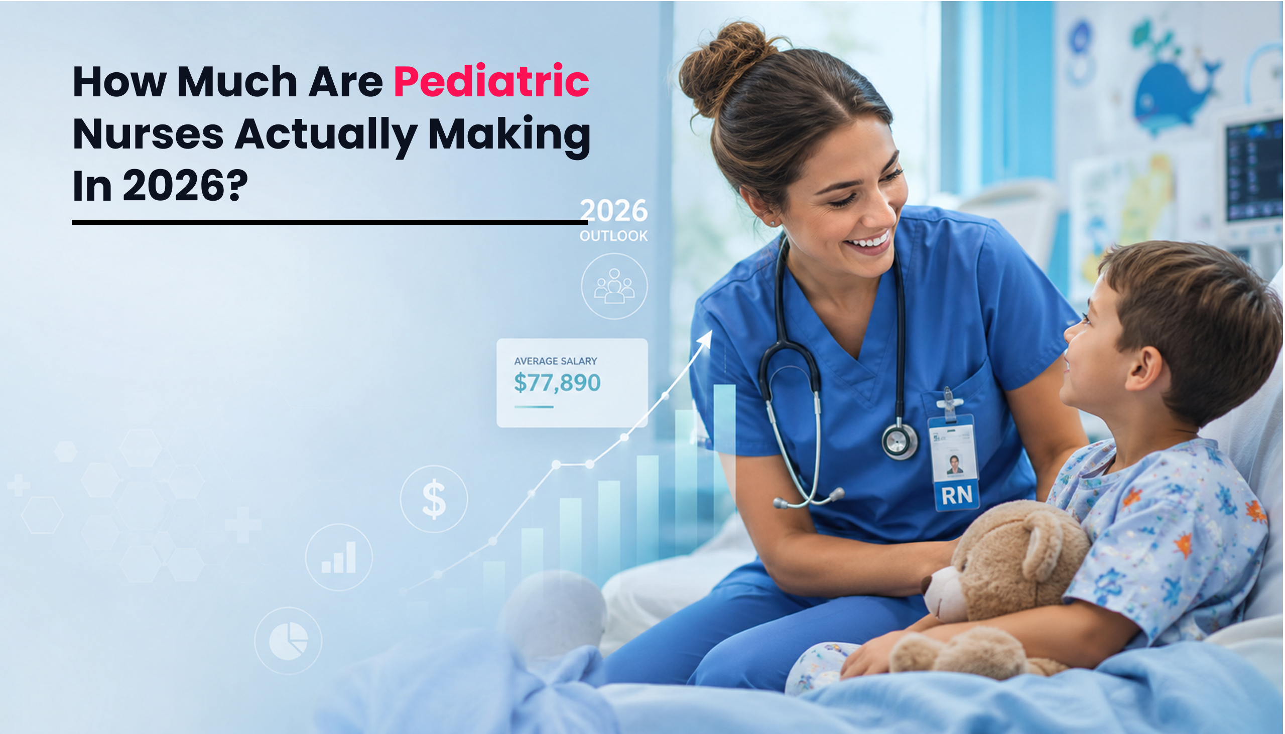 Title image for the blog on How Much Do Pediatric Nurses Make