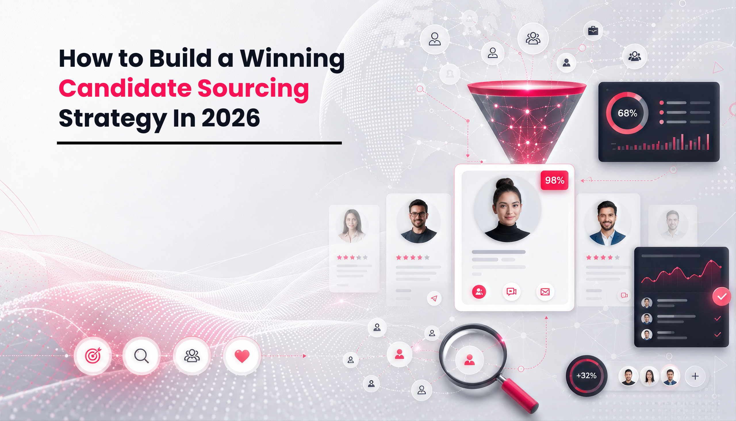 Title image for the blog on Candidate Sourcing Strategy
