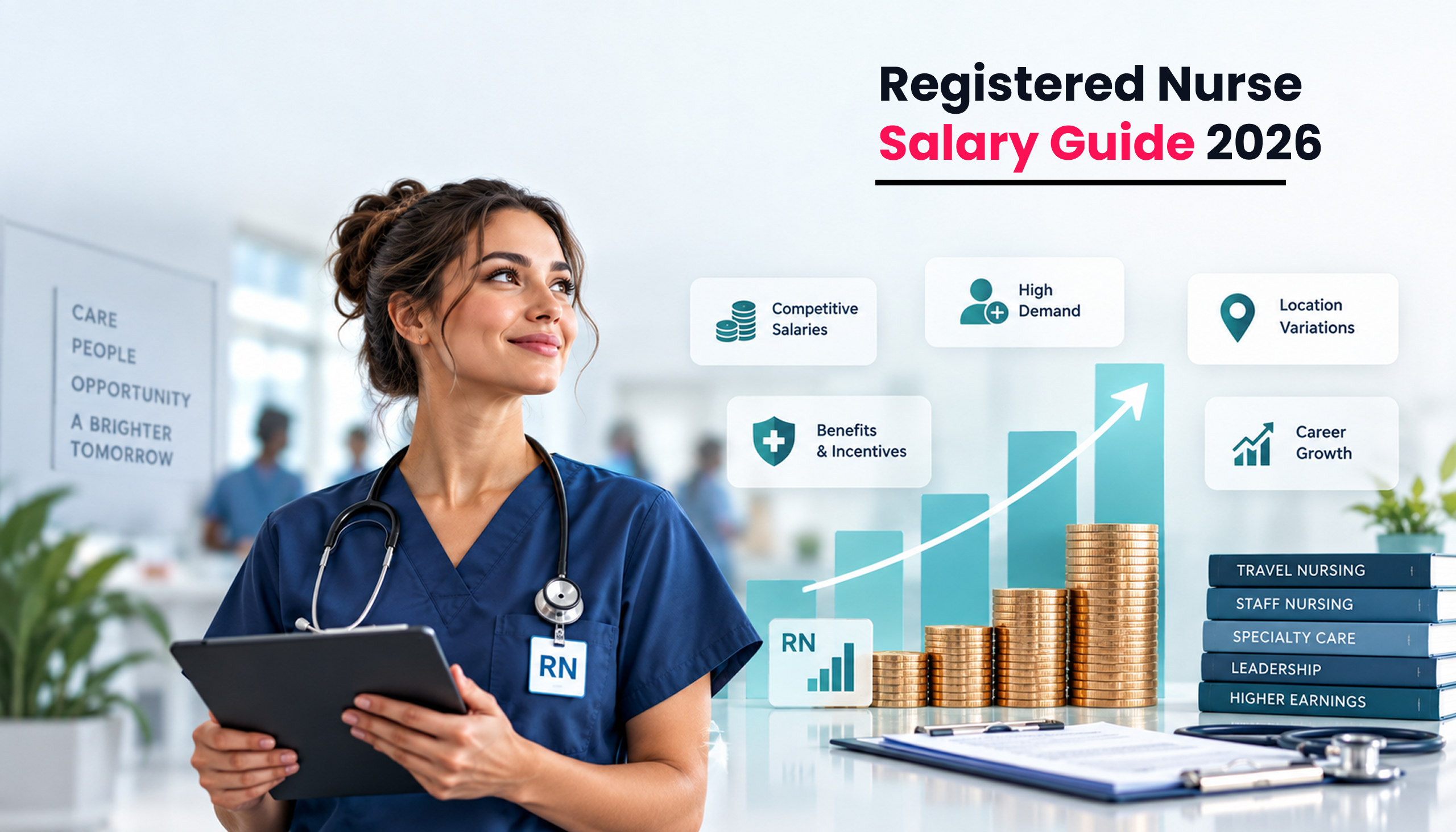 Title image for the blog on How Much Do Registered Nurses Make in 2026? RN Salary 2026