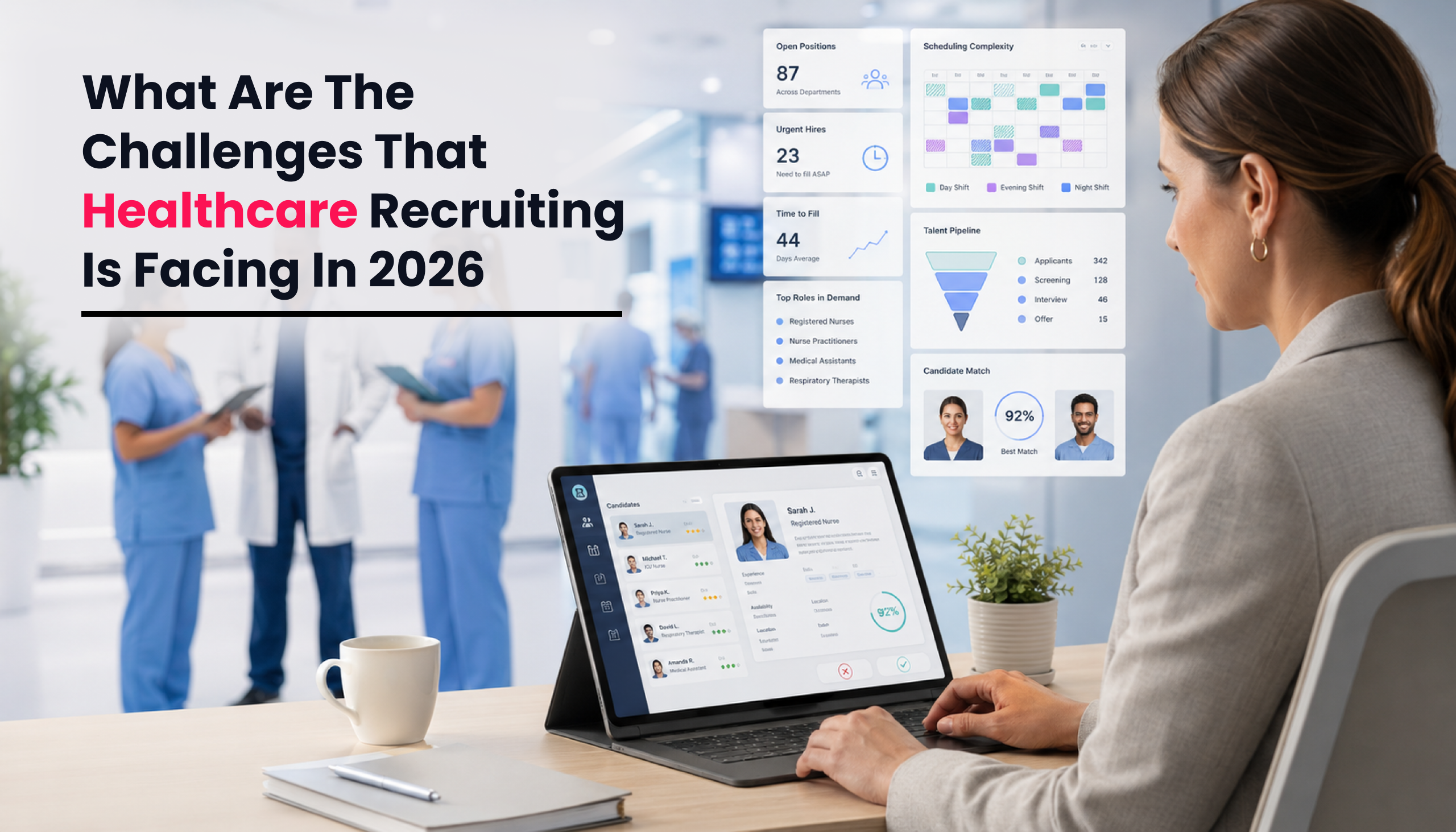 title image for the blog on Healthcare Recruitment Challenges